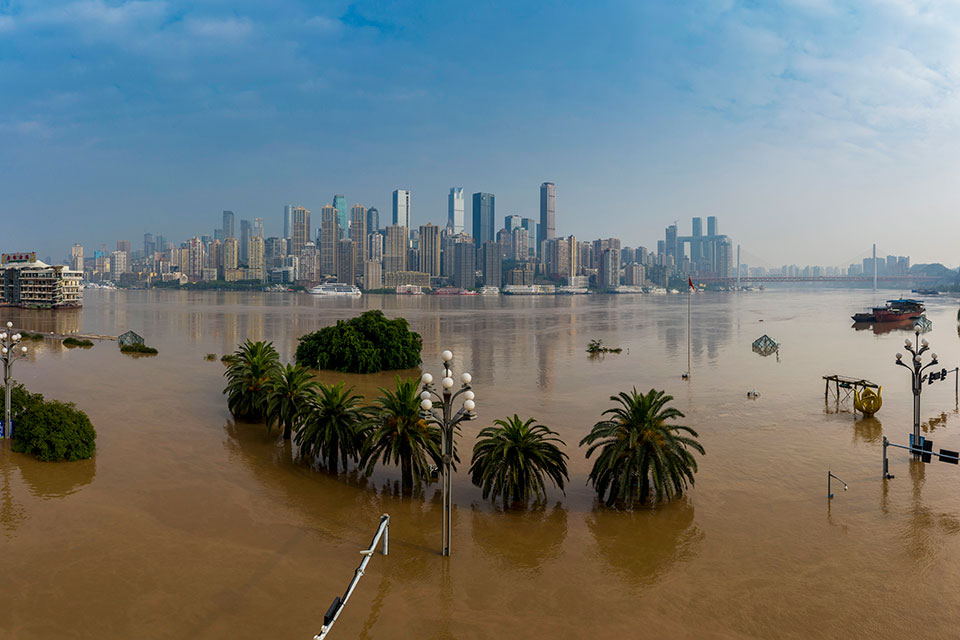 “嘉陵江2020年第2号洪水”“长江2020年第5号洪水”洪峰通过重庆主城区