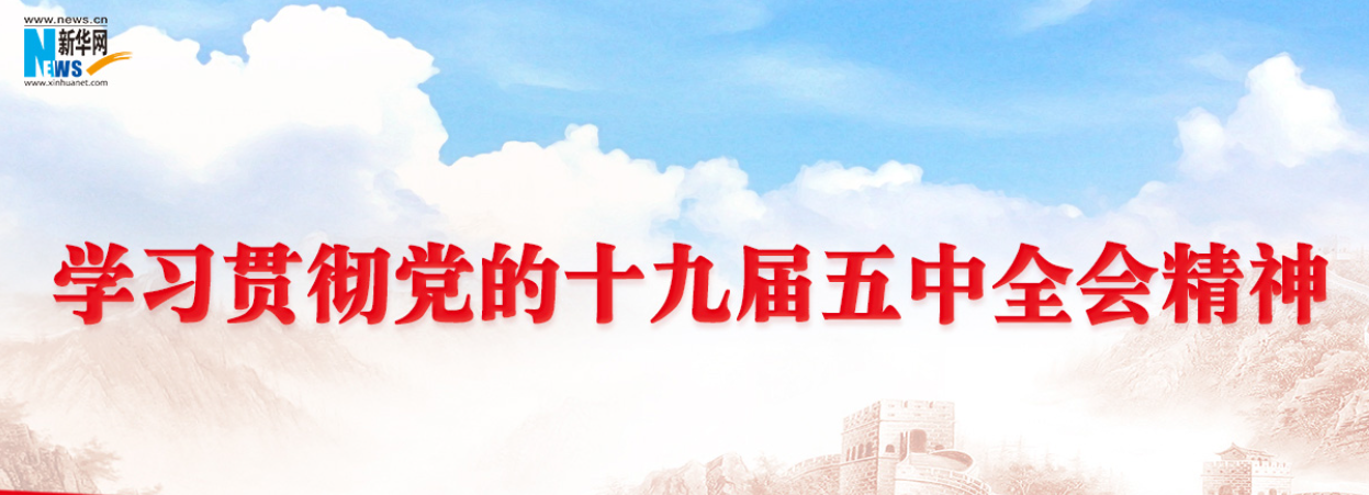 学习贯彻党的十九届五中全会精神