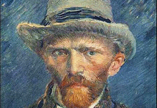 梵高珍贵自画像欣赏