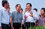 农业部部长与袁隆平共话水稻“中国梦”