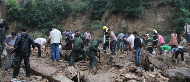 陕西延安持续降雨造成的死亡人数增至20人