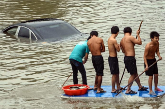 直击余姚“大水围城”