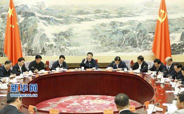 习近平同中华全国总工会新一届领导班子集体谈话