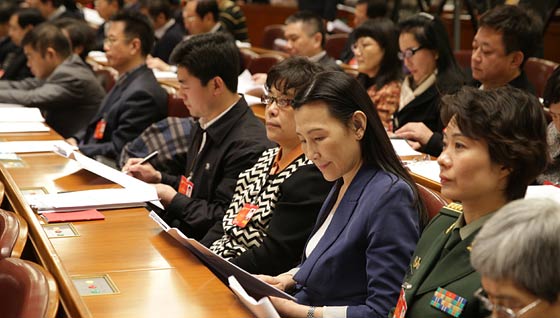 全国政协十二届二次会议举行第四次全体会议