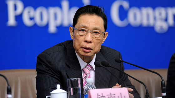 钟南山回答记者提问