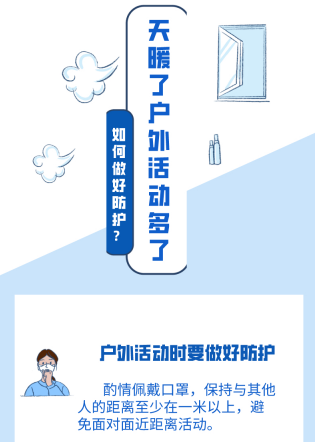 春暖花开 户外活动时要这样做防护！