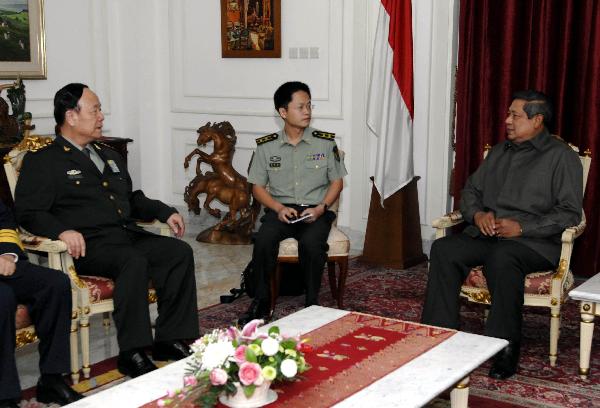 印尼总统苏西洛会见郭伯雄