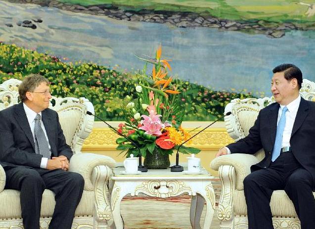 习近平副主席会见比尔&middot;盖茨