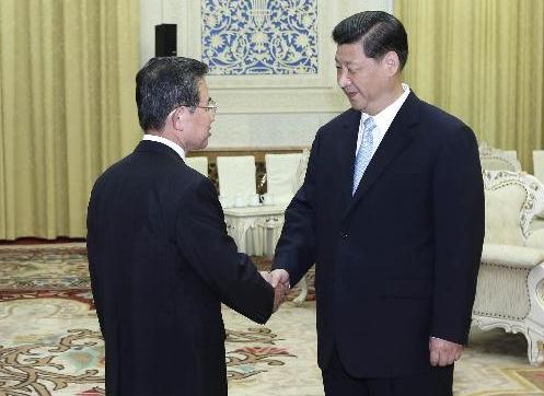 习近平会见日本关西财界代表团