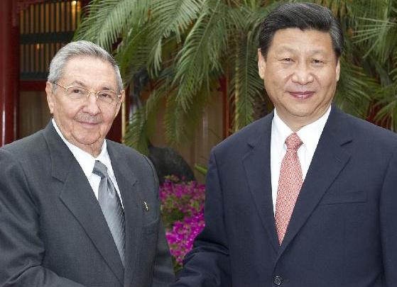 习近平会见古巴国务委员会主席兼部长会议主席劳尔&middot;卡斯特罗