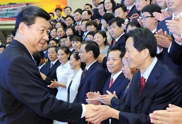 习近平会见全国组织系统讲党性重品行作表率活动总结会议代表并讲话