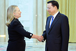 李克强会见美国国务卿希拉里&middot;克林顿