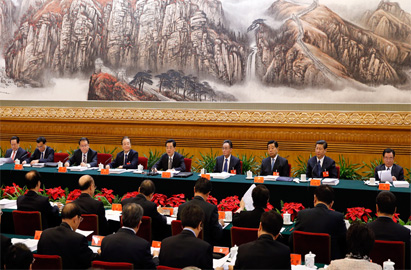 黨的十八大主席團舉行第二次會議
