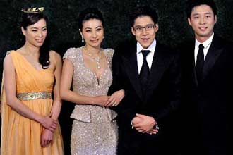 郭晶晶与霍启刚在香港举办婚宴[高清]