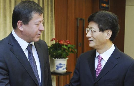孟建柱会见塔吉克斯坦内务部部长