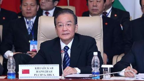 溫家寶出席上海合作組織成員國總理第十一次會議並發表講話