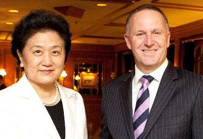 新西兰总理会见刘延东