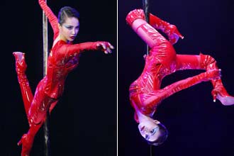 蔡依林秀"自转钢管"绝技 密训5个月成果出炉[高清]