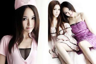 台球宝贝性感写真 护士装秀玲珑身段[高清]