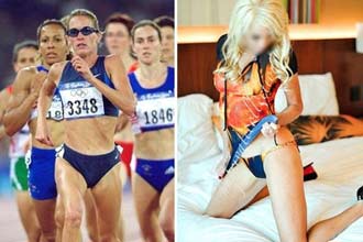 美前奥运选手从事应召女郎工作[组图]