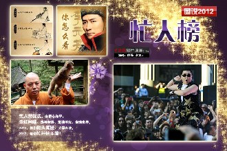 高清-图说2012之忙人榜：&ldquo;巴神&rdquo;领衔 孙杨在列