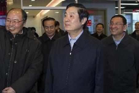 刘奇葆在人民日报社调研