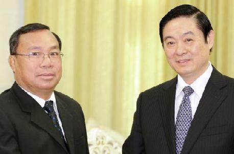 刘奇葆会见老挝客人