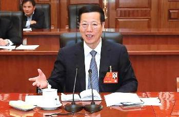 张高丽参加天津代表团审议