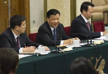 刘云山参加内蒙古代表团审议