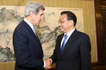 李克强会见美国国务卿克里