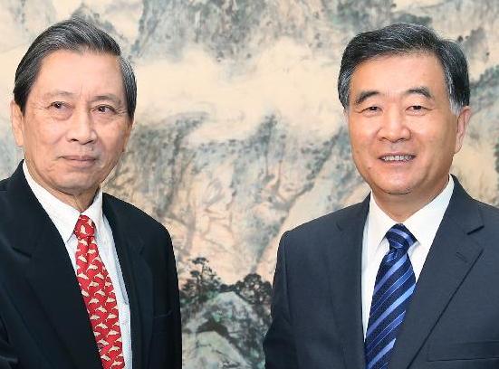 汪洋会见泰国副总理包巴索