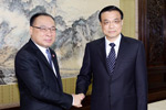 李克强会见泰国国会主席颂萨