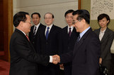 趙洪祝與越南共産黨代表團會談