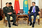 范长龙会见哈萨克斯坦总理阿赫梅托夫
