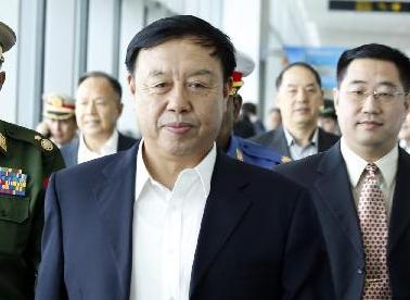 中国中央军委副主席范长龙访问缅甸