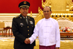 緬甸總統吳登盛會見范長龍
