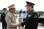 范长龙会见缅国防军总司令敏昂莱大将