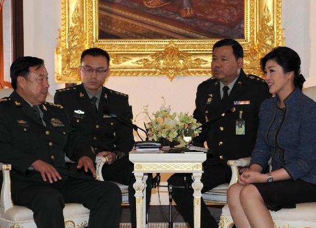 泰國總理英拉會見范長龍
