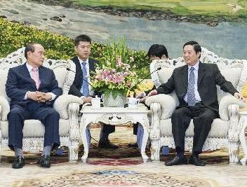 刘奇葆会见&ldquo;中韩媒体高层对话&rdquo;韩方代表团