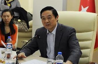 刘奇葆考察环球时代伊斯坦布尔节目制作室