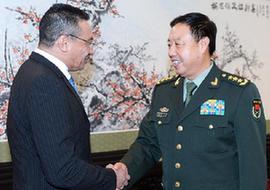 范長龍會見馬來西亞國防部長