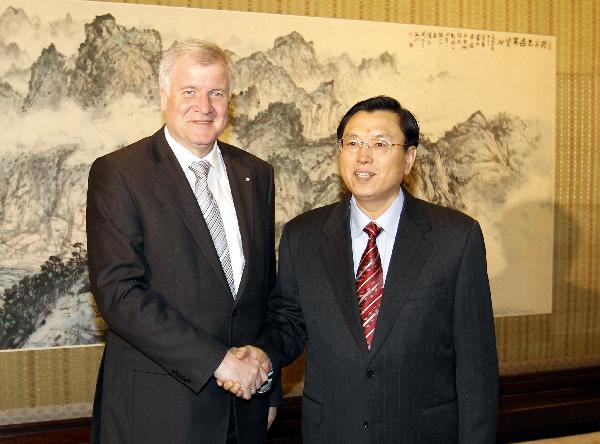 张德江会见德国客人