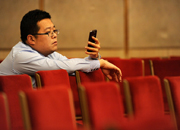 记者早早来到现场