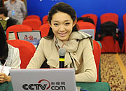 央视网记者提问