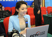 央视网记者提问