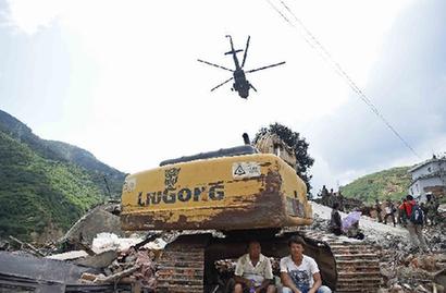 地震灾区的&ldquo;空中通道&rdquo;