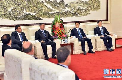 孟建柱会见塔吉克斯坦国家安全委员会和阿富汗内政部代表团