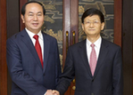 孟建柱会见越共中央政治局委员、公安部部长陈大光