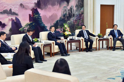 刘奇葆会见香港商务印书馆高管访问团