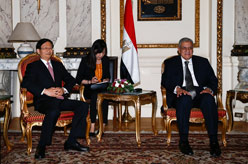 埃及总理马赫莱卜会见孟建柱